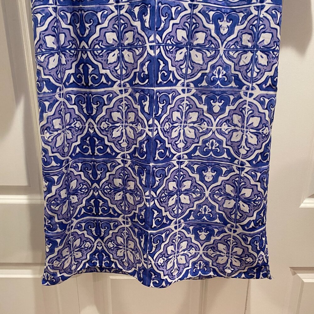 The Limited Blue and White Print Shift Dress Size L - Picture 4 of 9